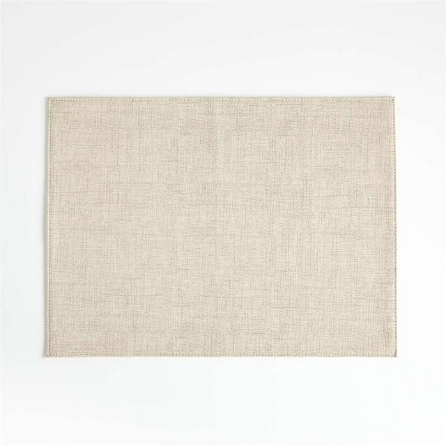 Shiloh Easy-Care Taupe Placemat