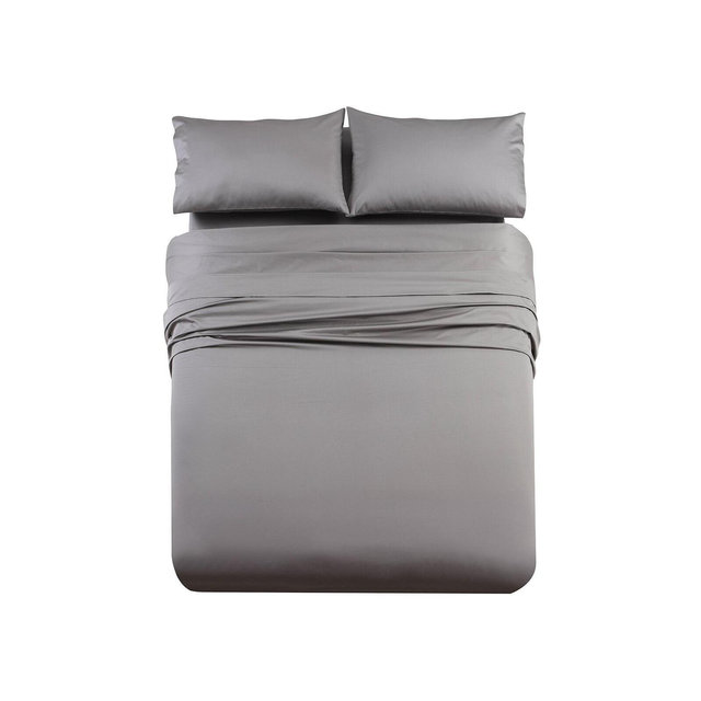 Luxury & Heavy 1000 Thread Count Solid Sheet Set Gray King