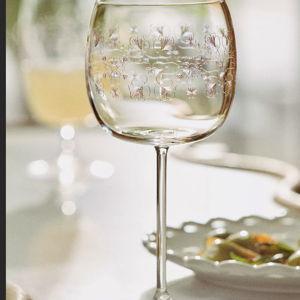 Flora Wine Glasses, Set of 4