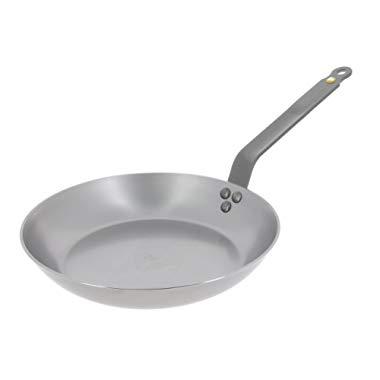 De Buyer MINERAL B Round Carbon Steel Fry Pan 8-Inch - 5610.20