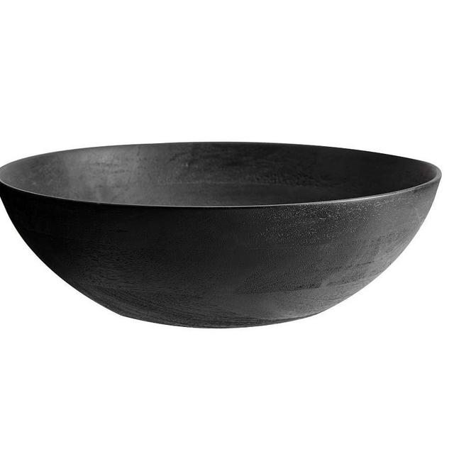 Chateau Acacia Wood Salad Bowl, Large - Black