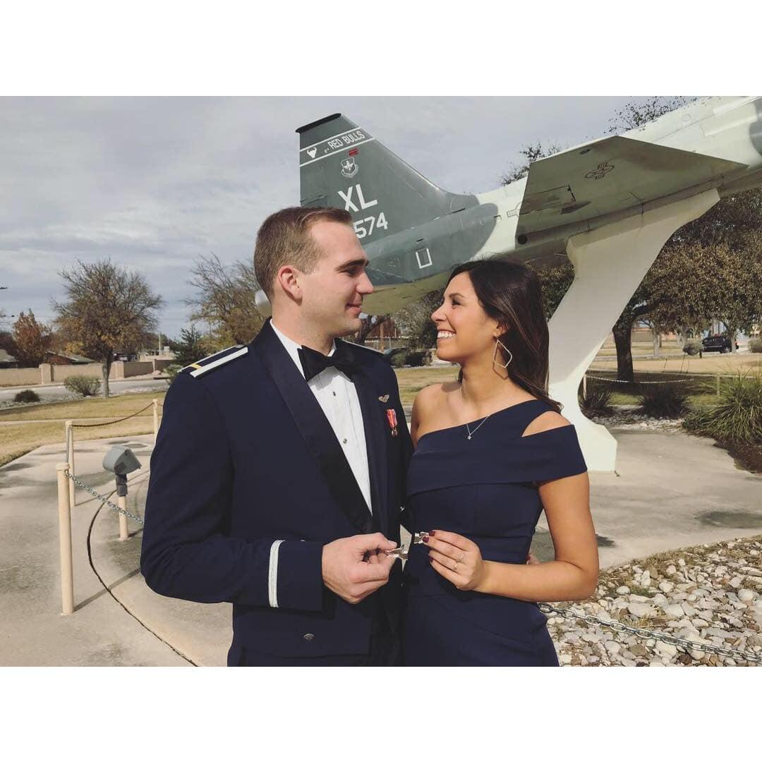 "Breaking of the Wings" after Joey's UPT graduation