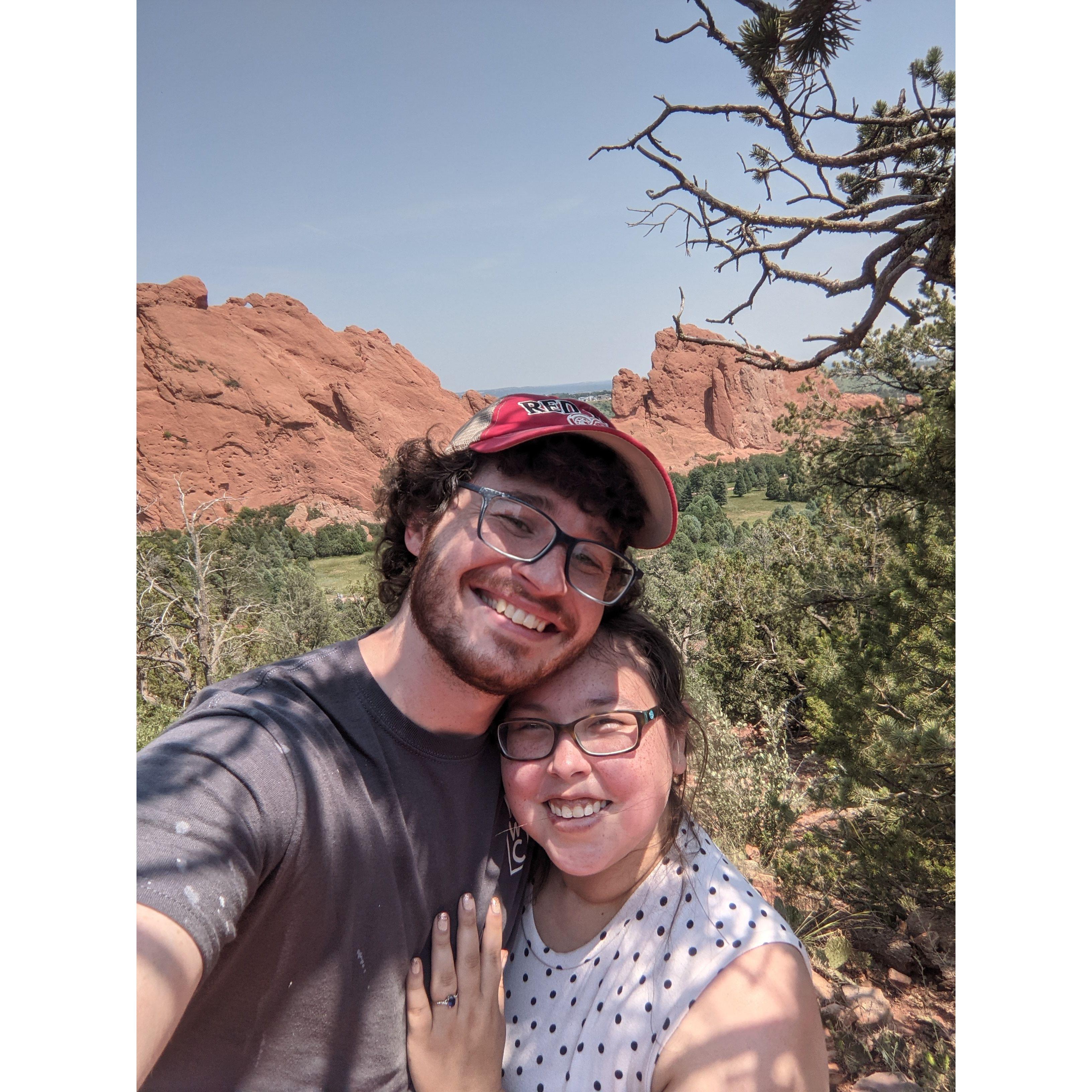 Garden of the Gods Engagement July 20 2021