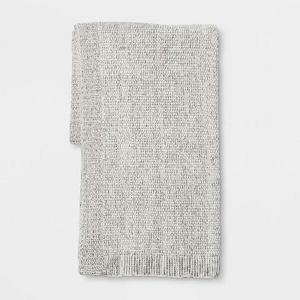 Gray Marled Sweaterknit Throw Blanket 50"X60" - Threshold™