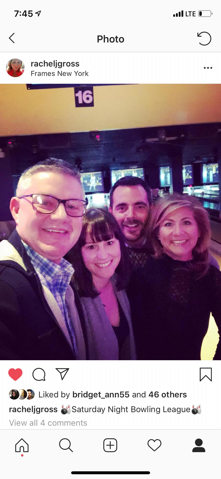 Bowling fun with the Kennedys.