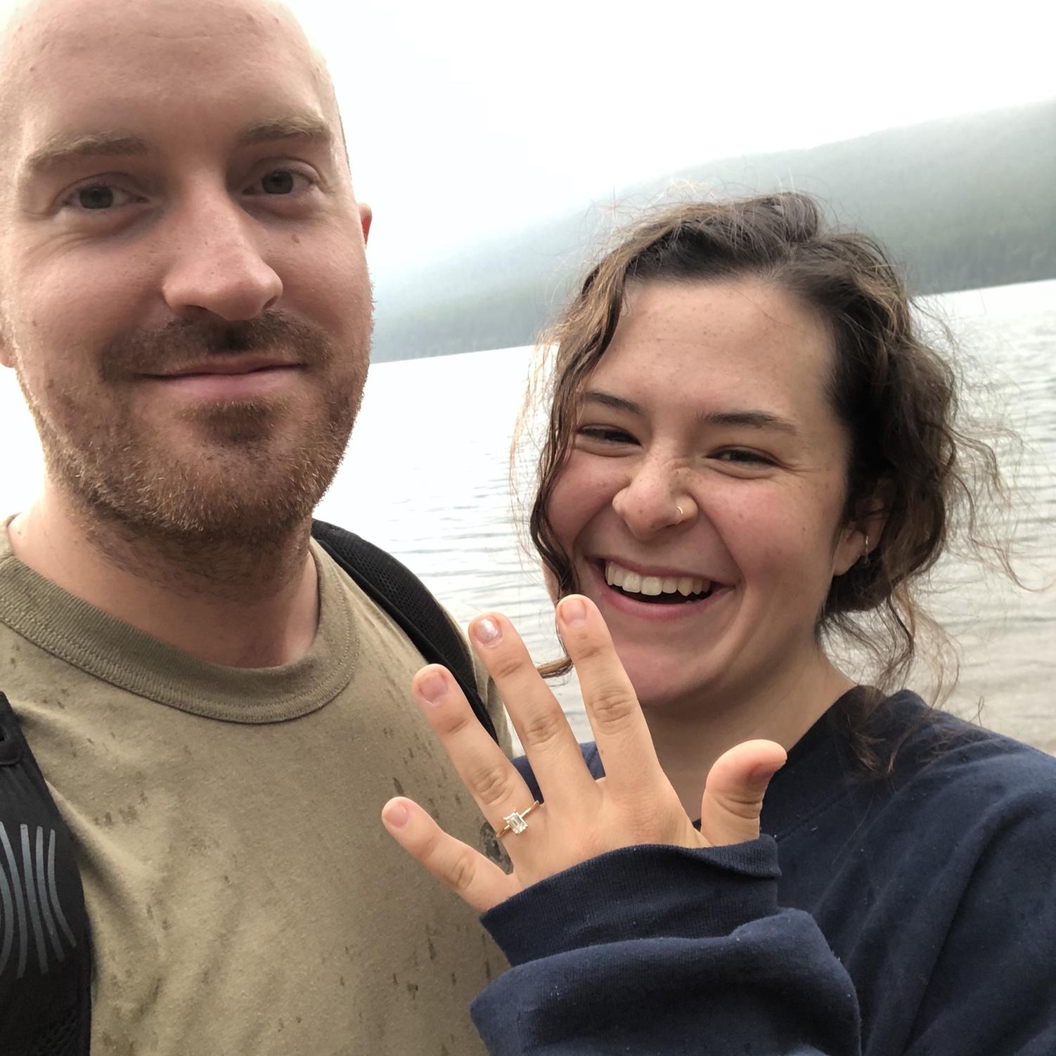 When he popped the question :)