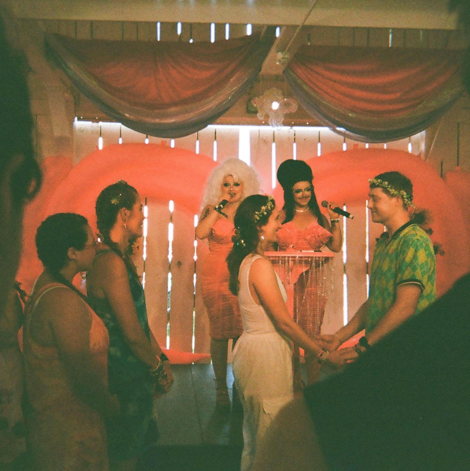 June 2024: I guess we couldn't wait? We spontaneously got legally married at Bonnaroo 2024, 5 years to the day and date of meeting in that very same place!