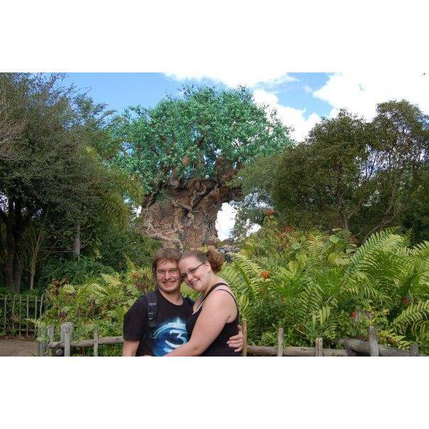 Tree of life during first Disney trip in 2008.