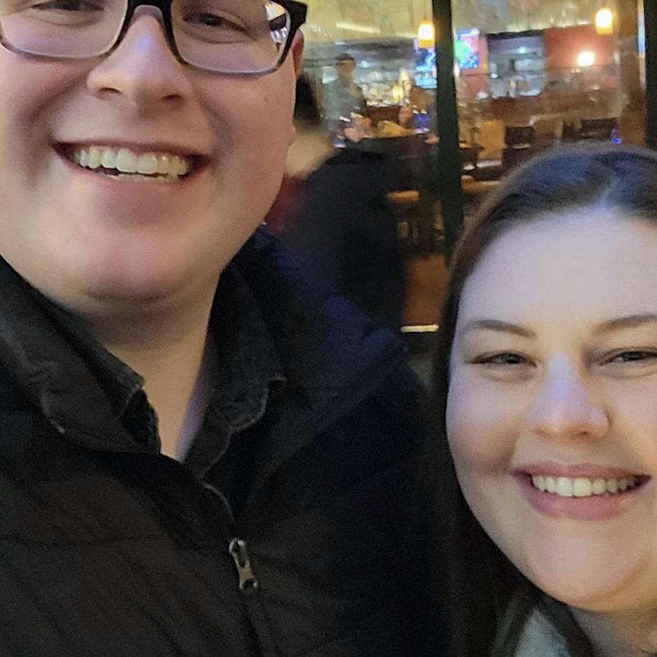 First date at Bellevue square’s Snowflake Lane 12/5/2021