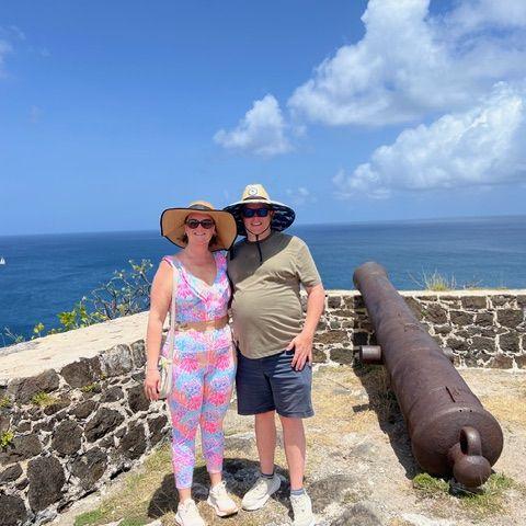 Pigeon Island was home to Fort Rodney and it was cool to see the old canons.