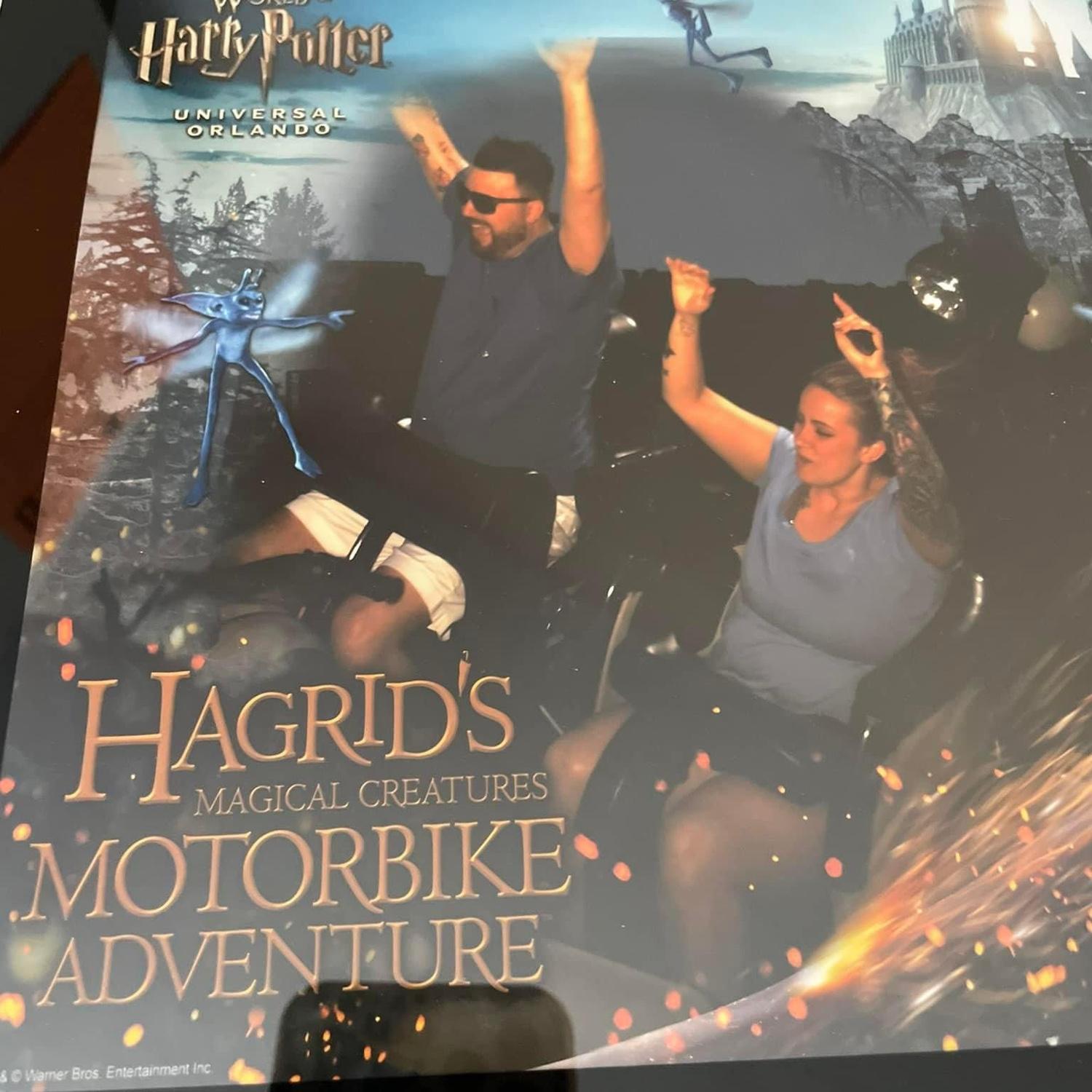 BEST. RIDE. EVER. (This photo will remain on our fridge for all time)