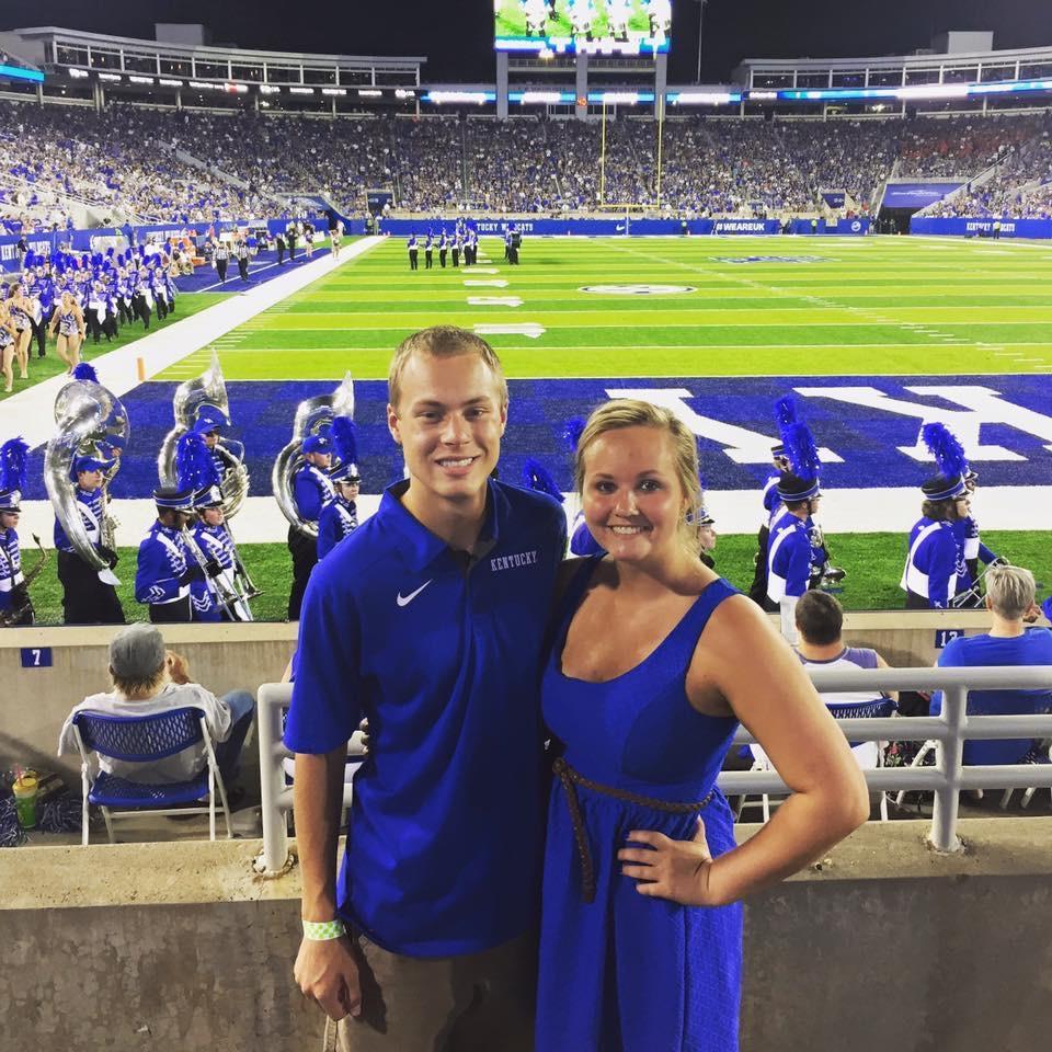 September 2015; Our first Cats football game!