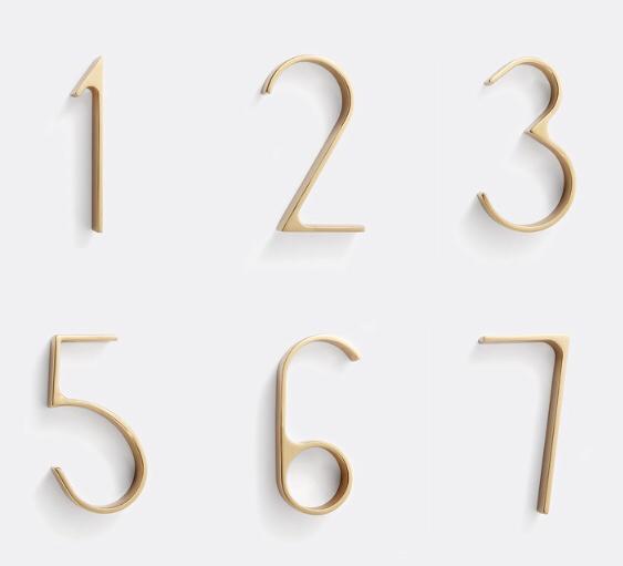 Address numbers for our new home