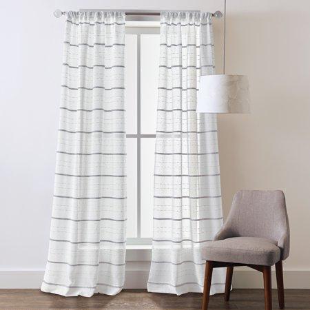 Better Homes and Gardens Woven Stripe Pole Top Panel Pair