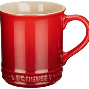 Le Creuset of America - Le Creuset Stoneware 12-Ounce Mug, Cerise (Cherry Red)