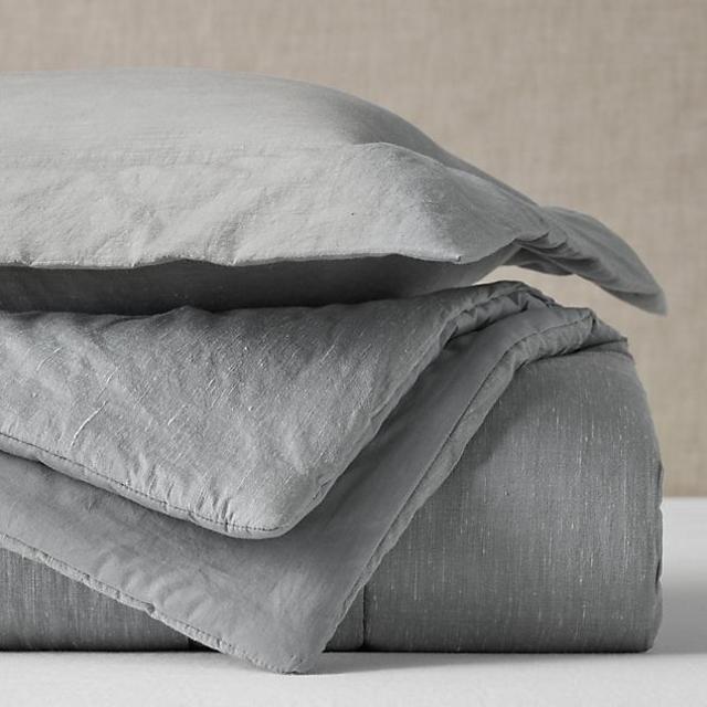 Verona Cotton-Silk Quilt-Fog