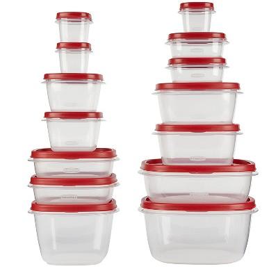 Rubbermaid 28pc Plastic Food Storage Container Set