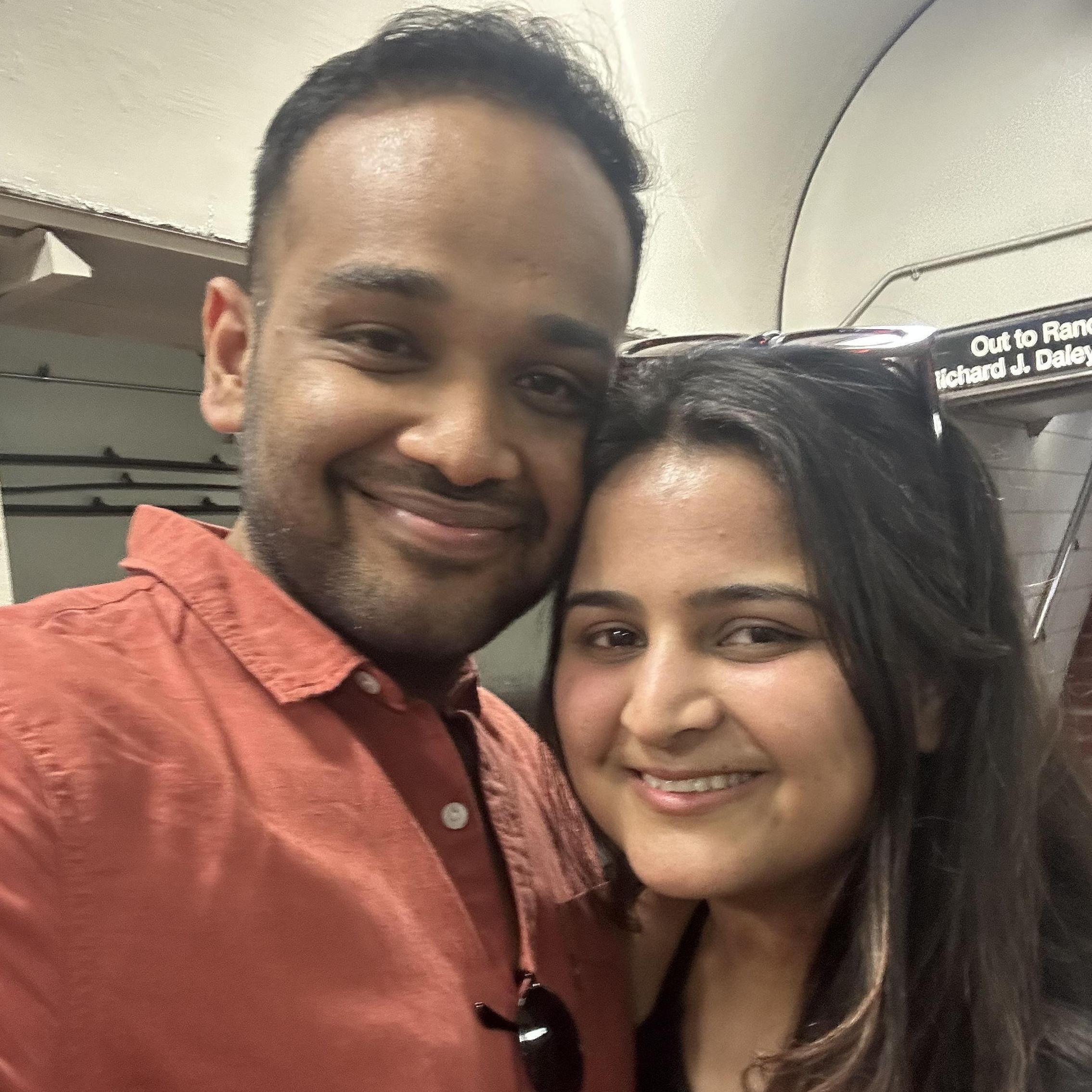 One of our First Photos together. Oh, how time flies!