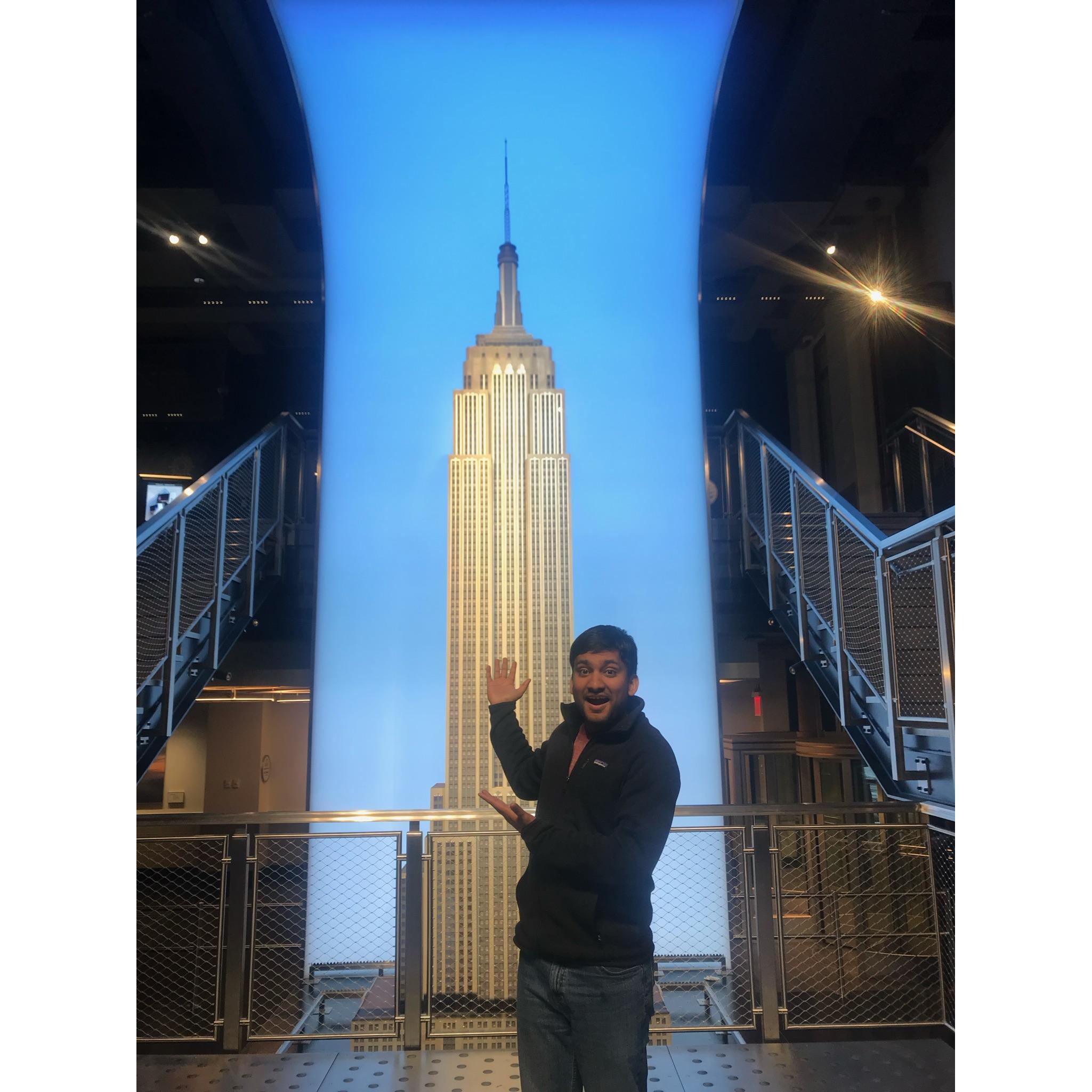Chowkas LOVES the Empire State Building!