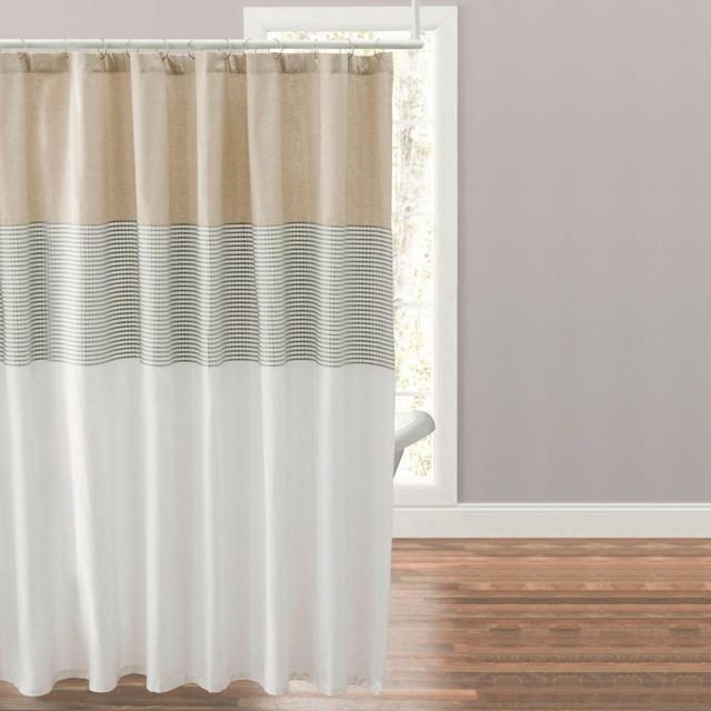 Nora 72-Inch x 72-Inch Shower Curtain in Linen Grey