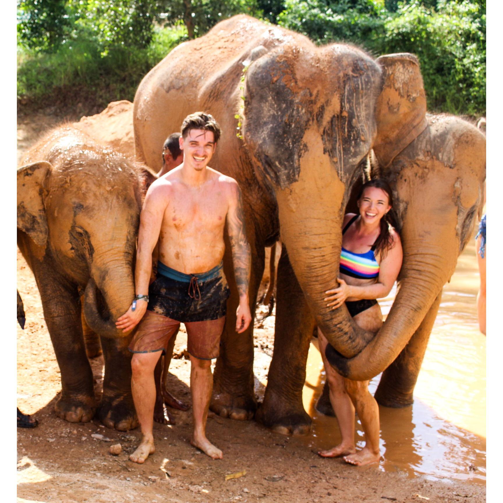 Elephant Sanctuary fun!