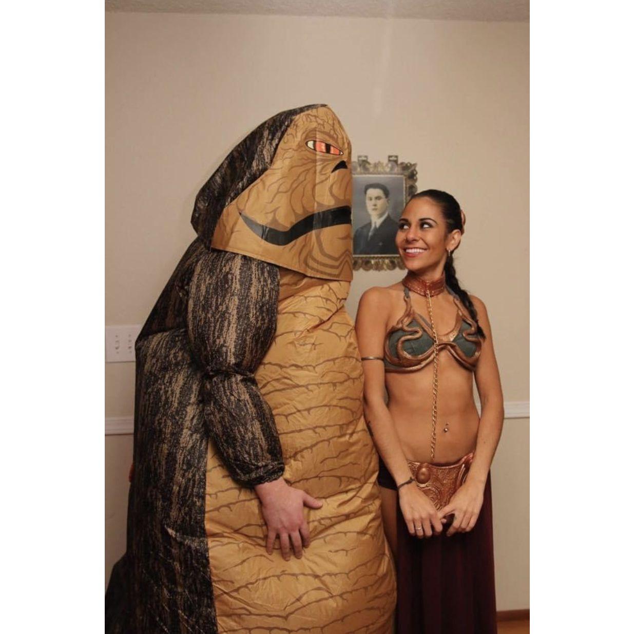 Jabba and Leia