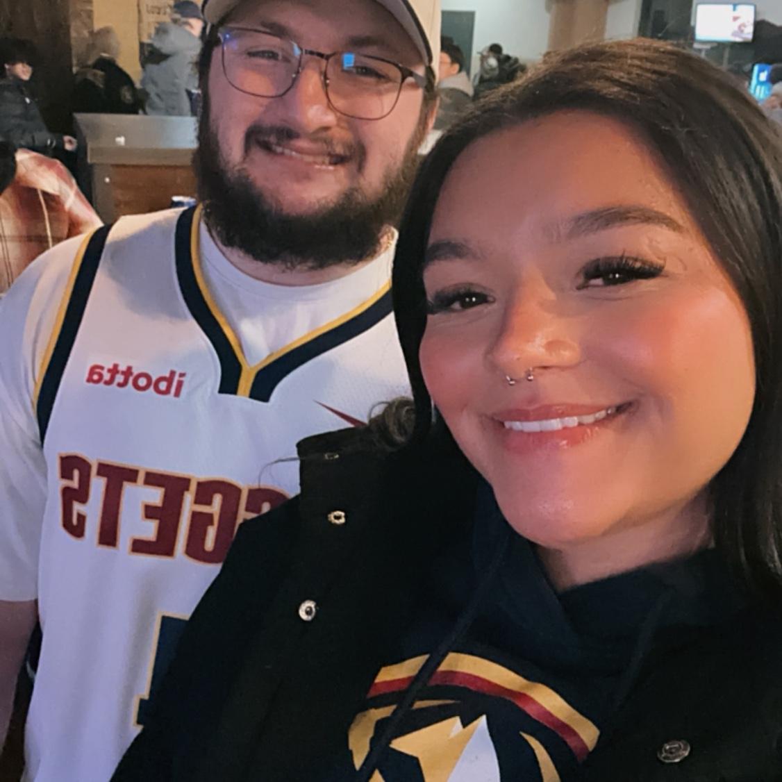 rooting on our fav basketball team