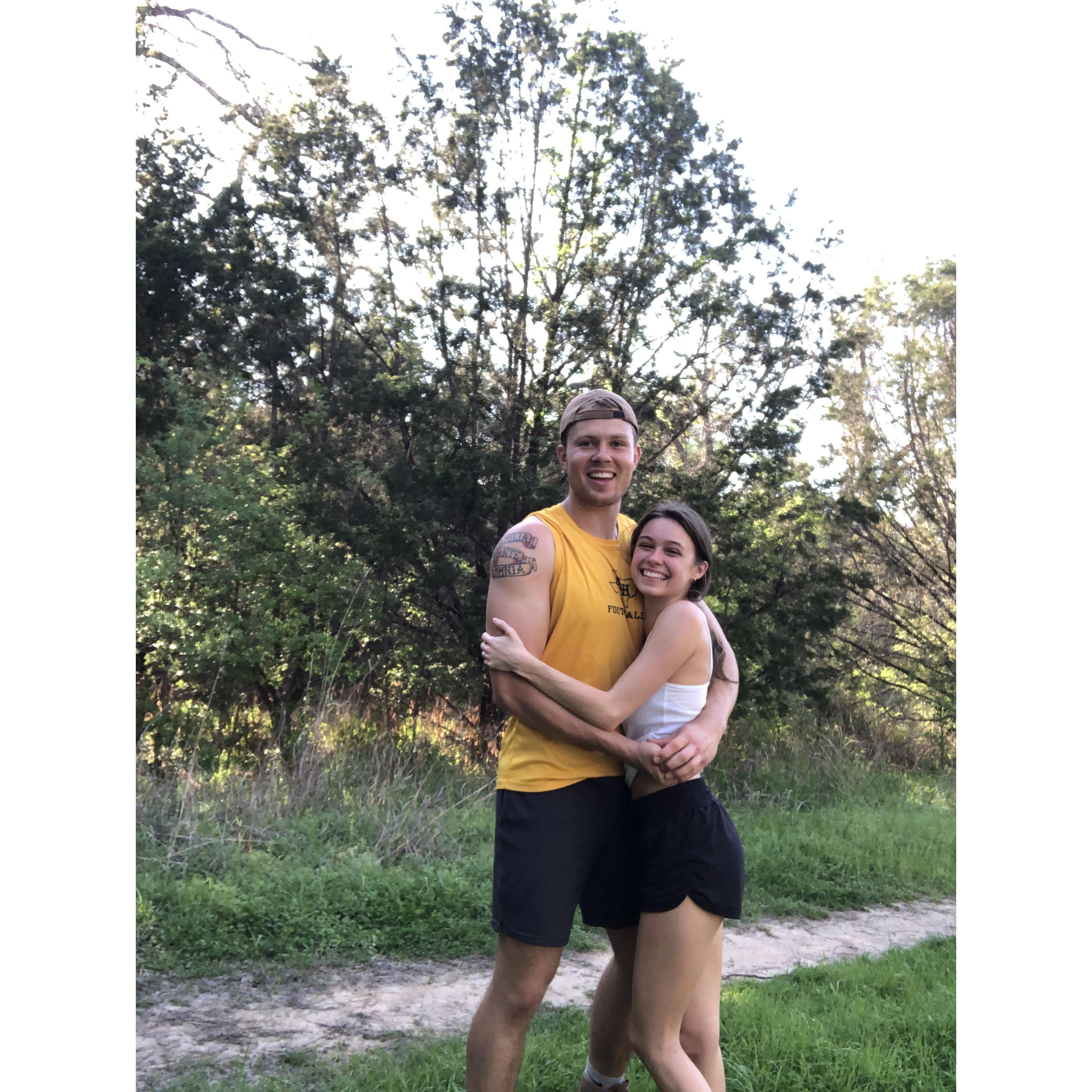 The day Henry proposed! March 25, 2020.