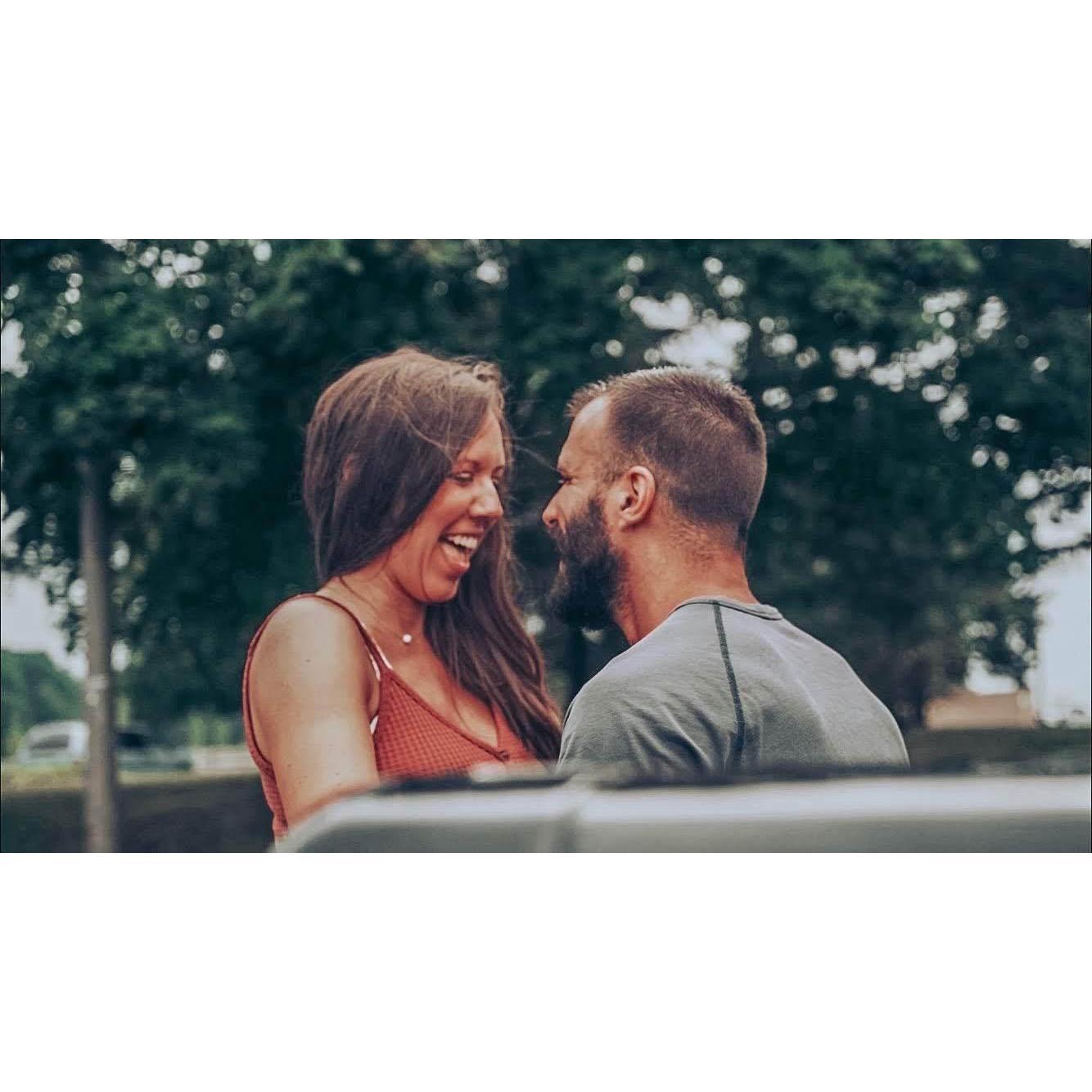 She thinks my face is funny.