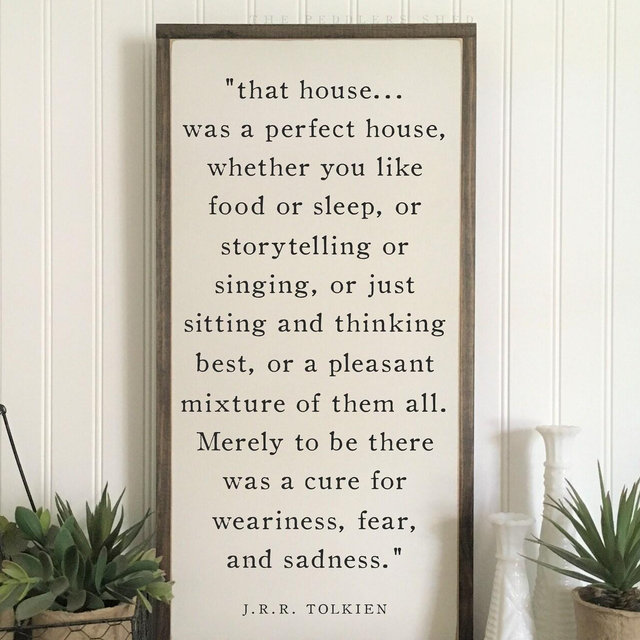 PERFECT HOUSE with J.R.R. Tolkien name...