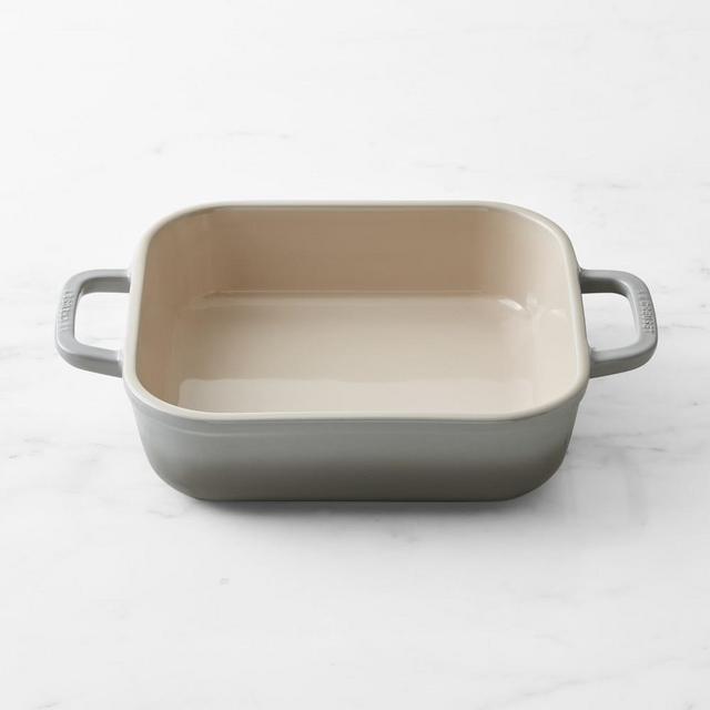Le Creuset Stoneware Square Baking Dish, 9", French Grey