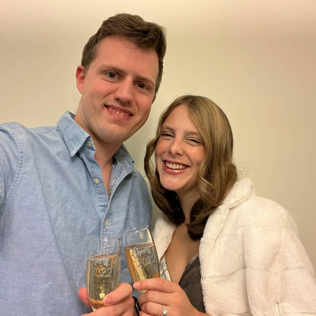 Us ringing in the new year and definitely feeling '22