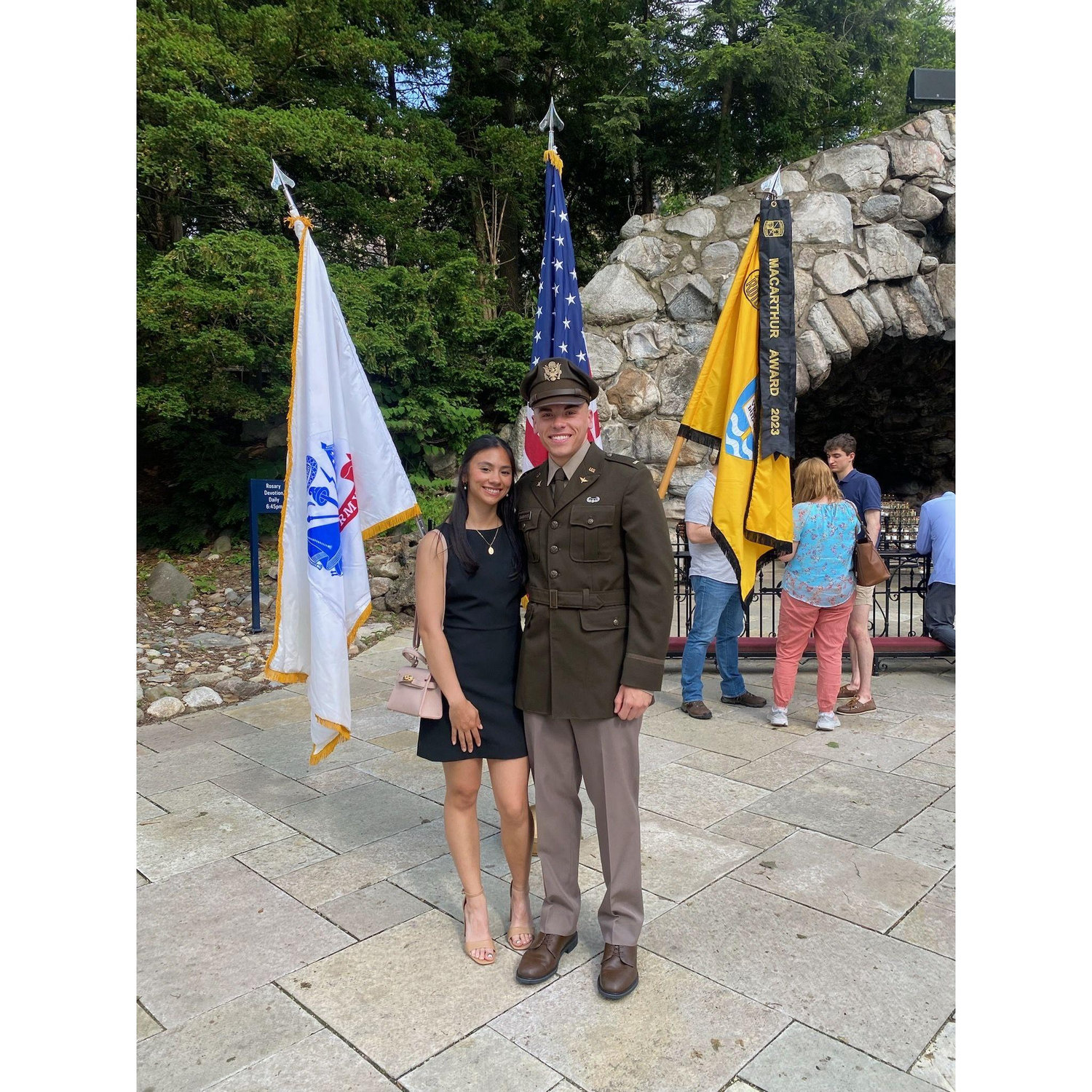 Ethan's Army commissioning ceremony