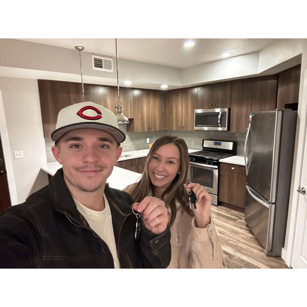 Our first apartment together