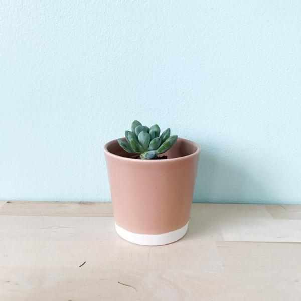 Oslo Planter - Suede (Paper and Clay)