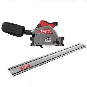 M18 FUEL 18V Lithium-Ion Cordless Brushless 6-1/2 in. Plunge Cut Track Saw with 55 in. Track Saw Guide Rail