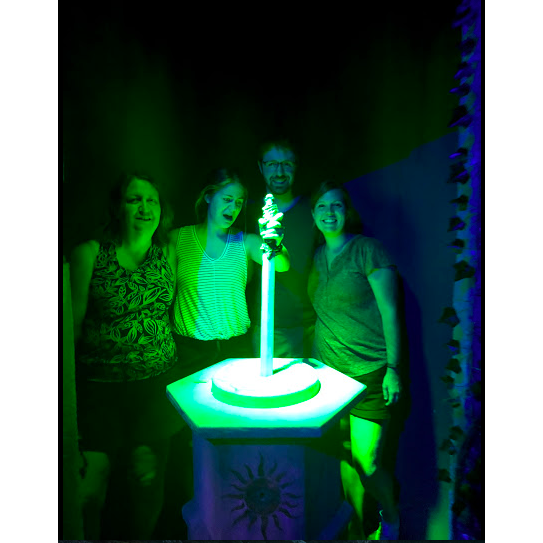 Escape room with a few from the Prater fam!