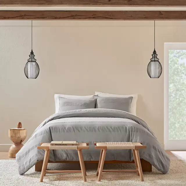 UGG® Kane 3-Piece King Comforter Set in Seal Grey