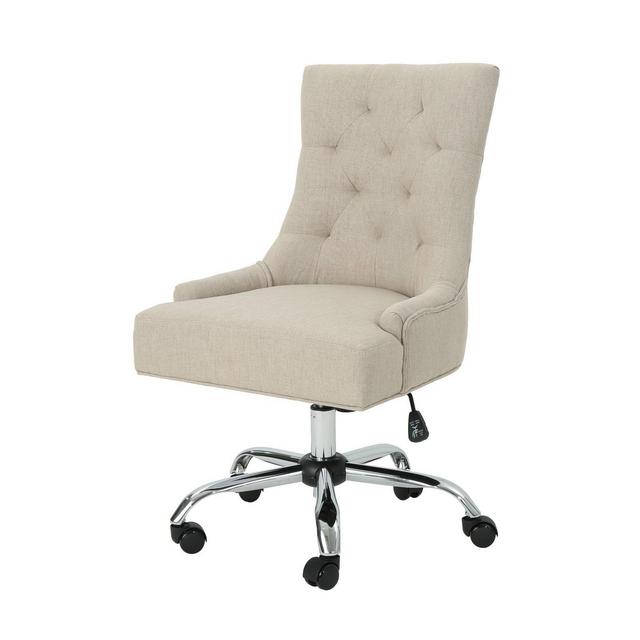 Americo Home Office Desk Chair Light Brown - Christopher Knight Home