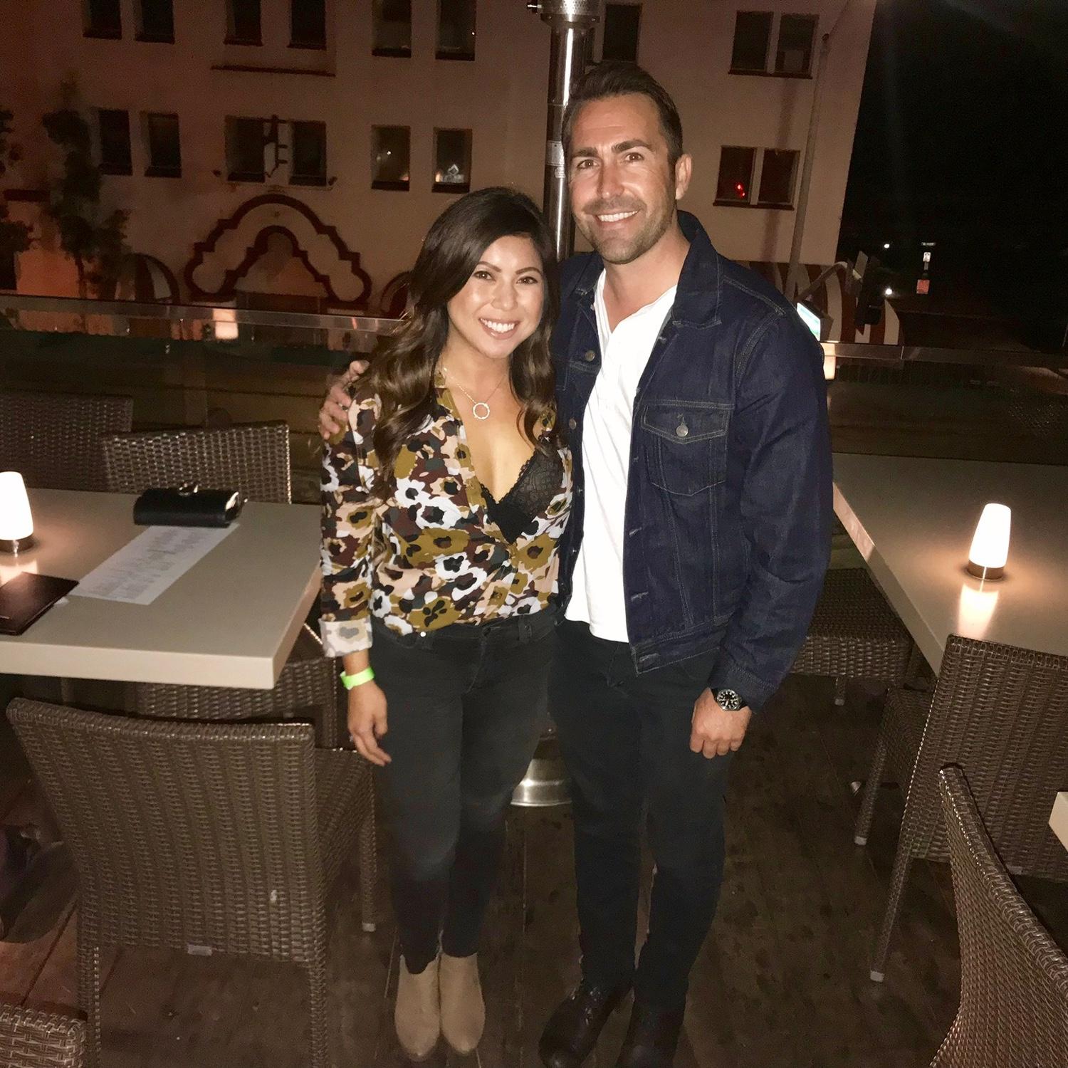 Our second date! Sparks were flying!