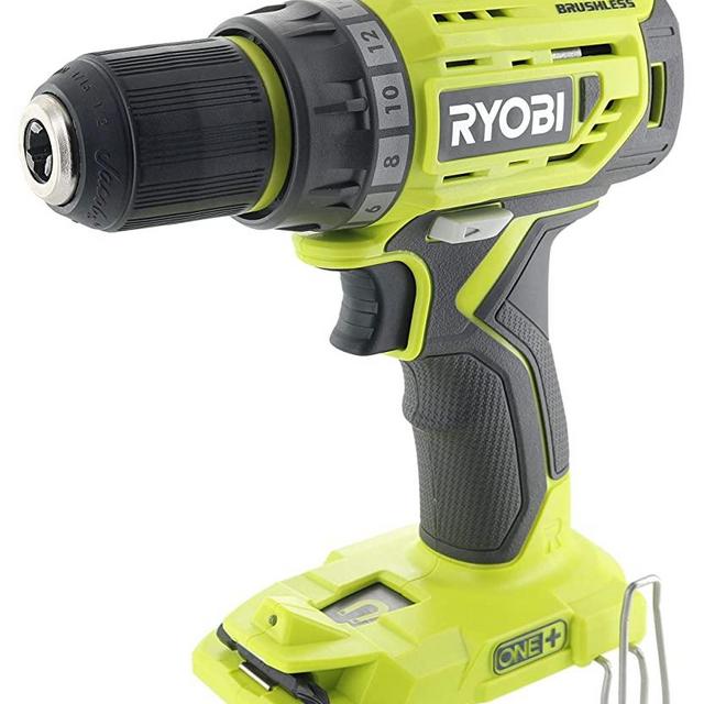 Ryobi P252 18V Lithium Ion Battery Powered Brushless 1,800 RPM 1/2 Inch Drill Driver w/ MagTray and Adjustable Clutch (Battery Not Included / Power Tool Only)