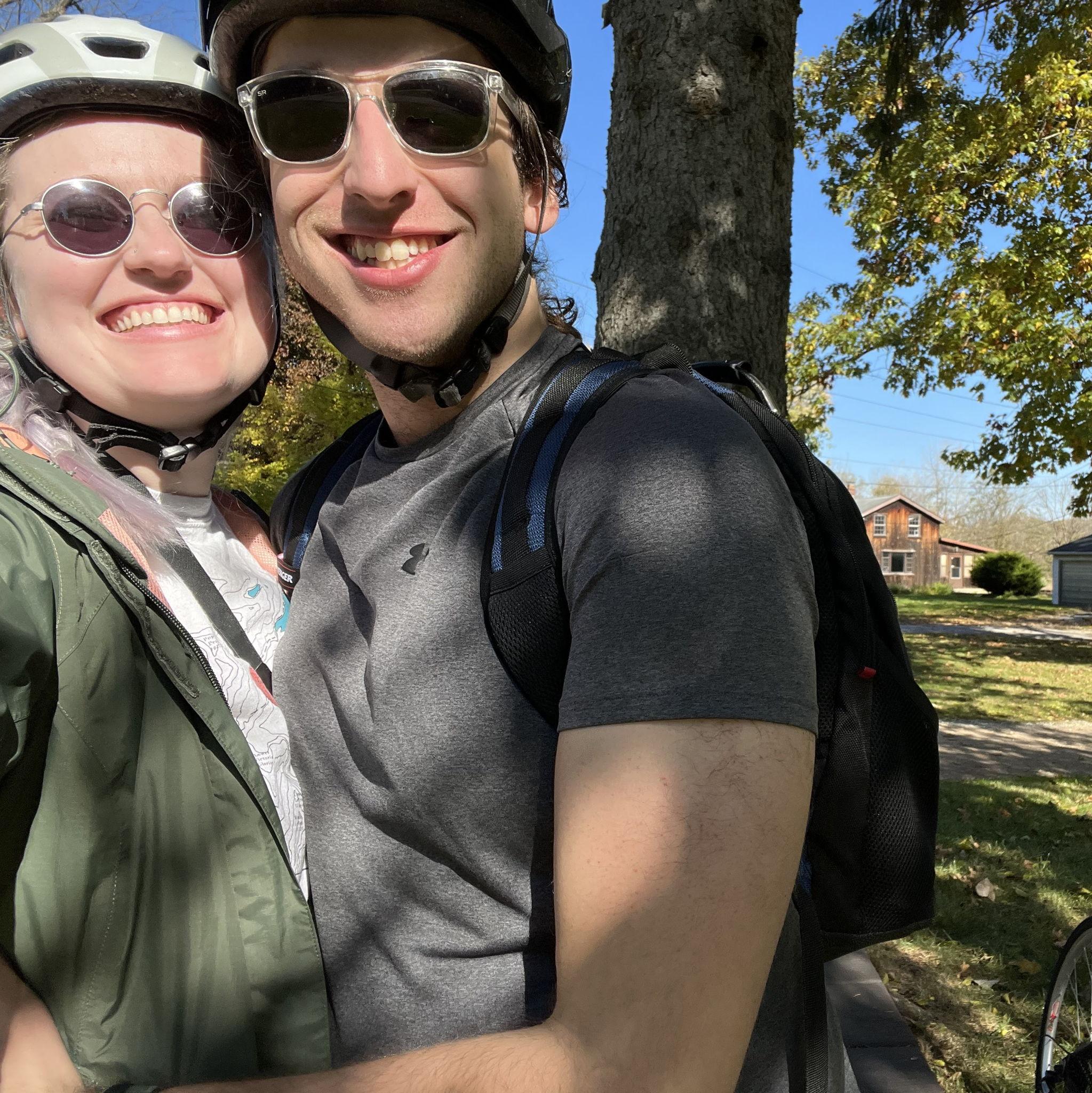 Biking the towpath trail at Cuyahoga Valley National Park