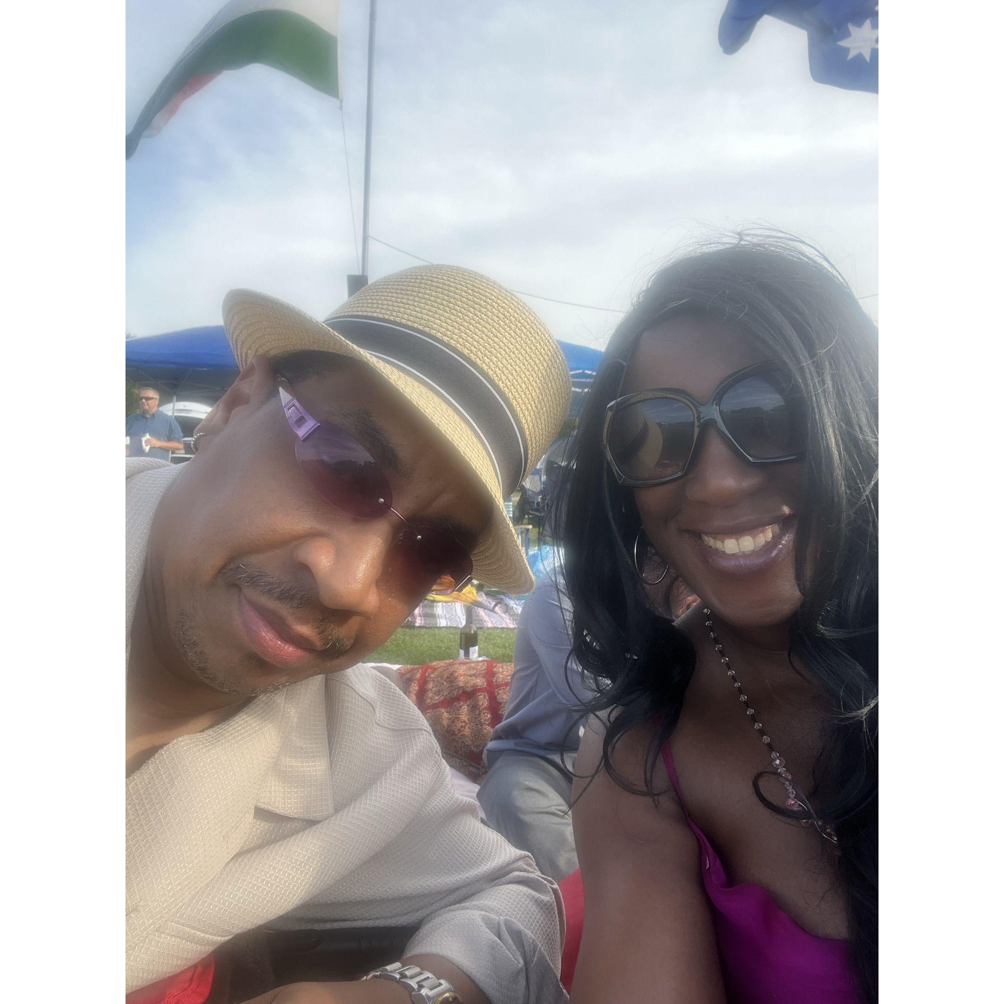 Being fancy at Newport Polo