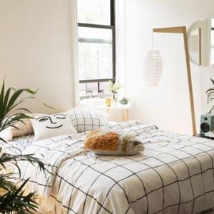 Wonky Grid Duvet Cover