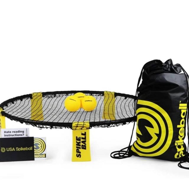 Spikeball 3-Ball Original Roundnet Game Set, Includes 3 Balls, Net, and Bag