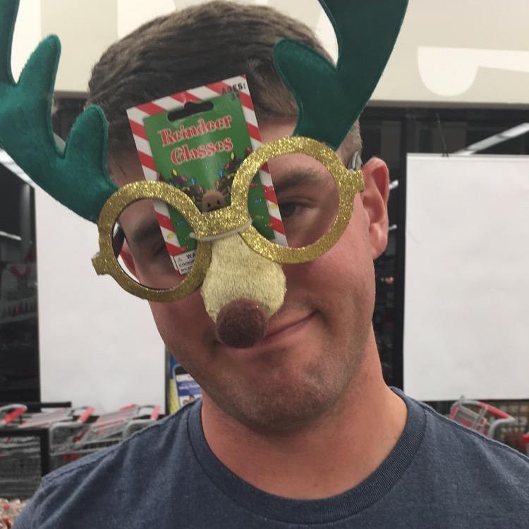 Don't let him fool you, he loved these glasses!