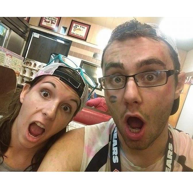 Being weird at Waffle House at 2 in the morning after a concert