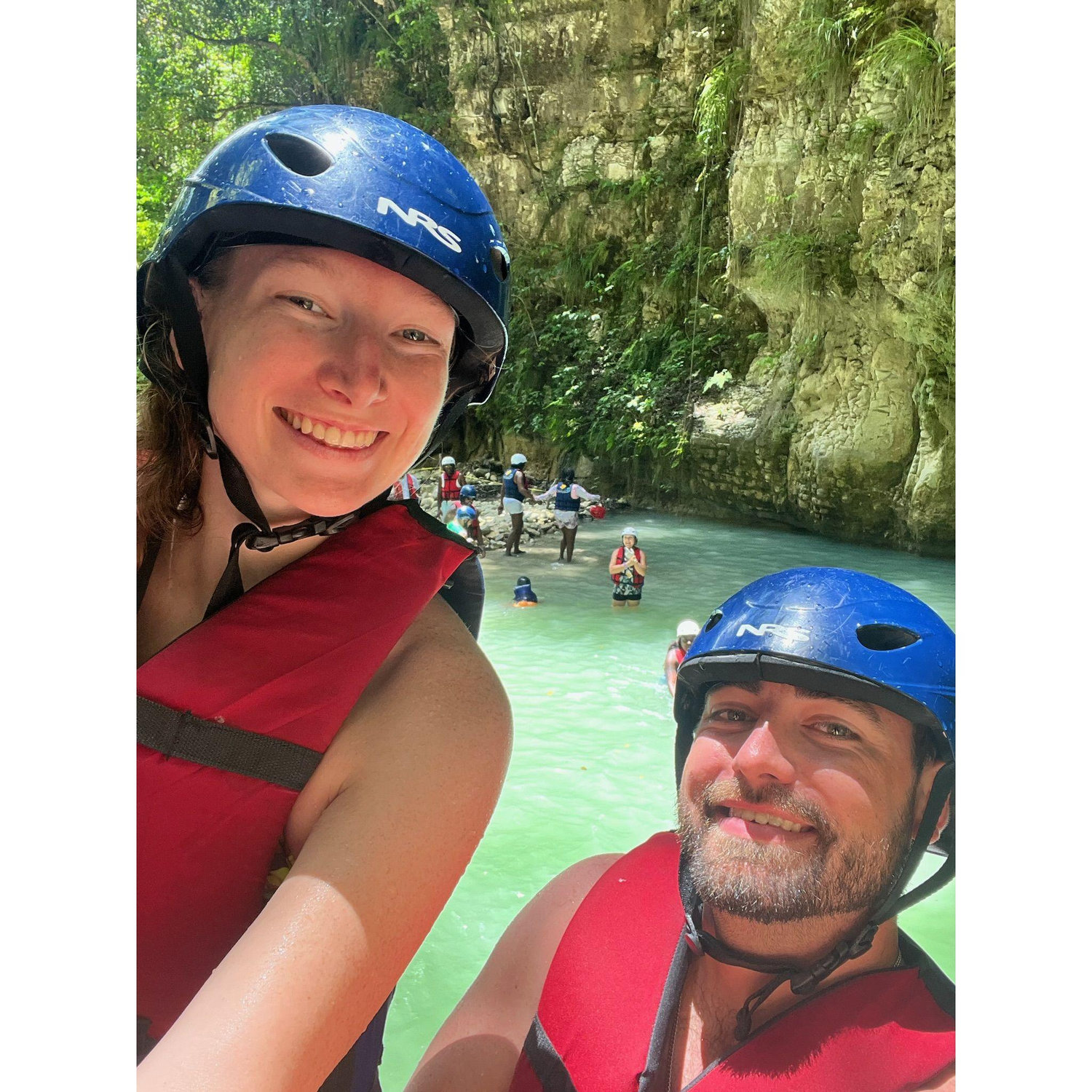 Waterfalls in Amber Cove, Dominican Republic