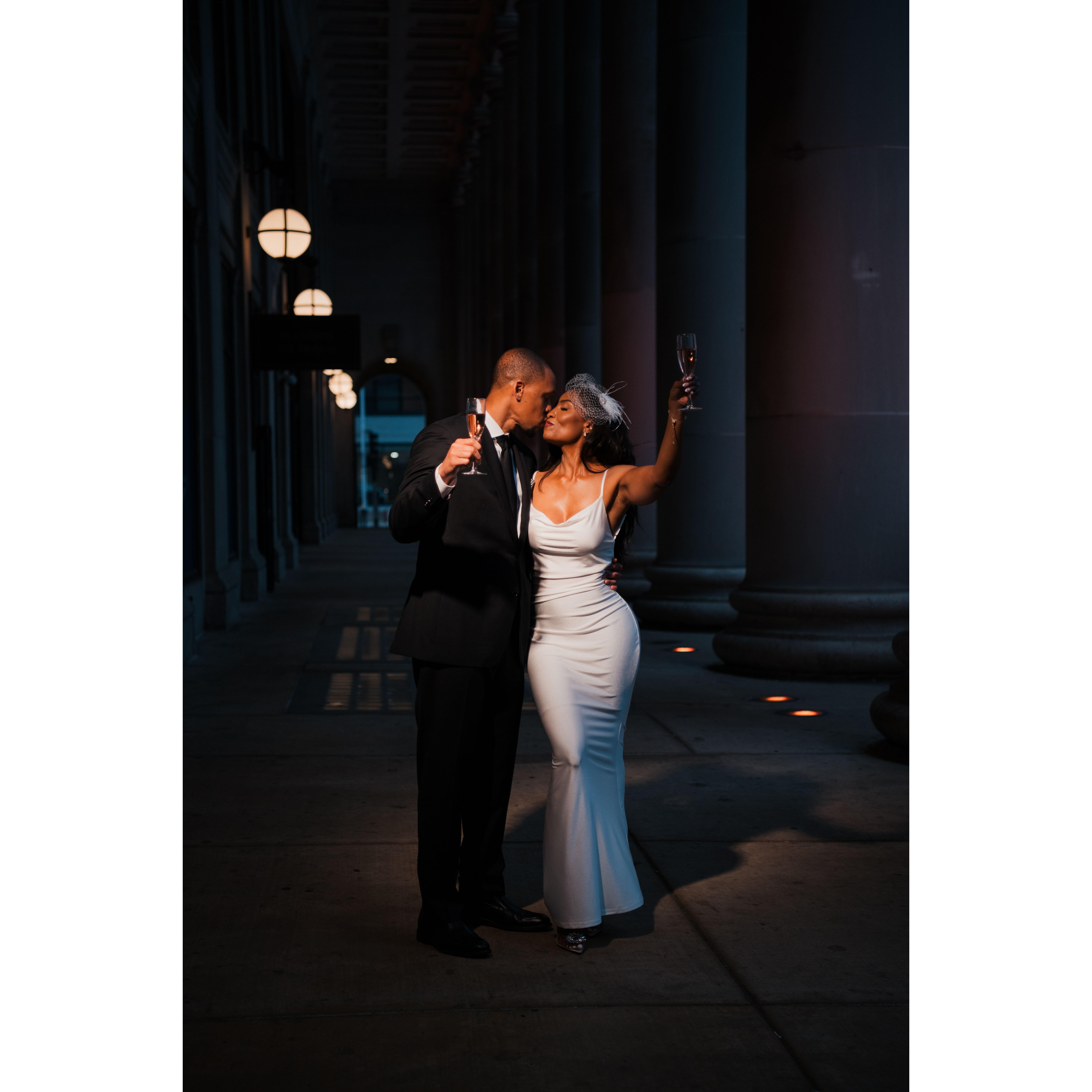 Engagement photos - Chicago Union Station