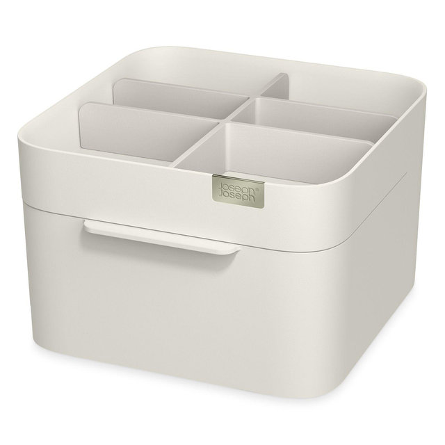 Joseph Joseph Viva Cosmetic Organizer with Drawer, Shell